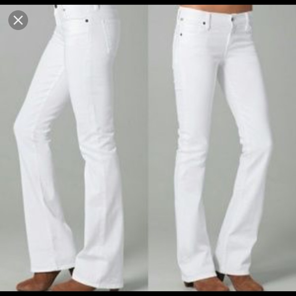 Citizens of Humanity Boot Cut White Denim